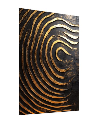 Abstraktes wandbild gold - wandbild,
