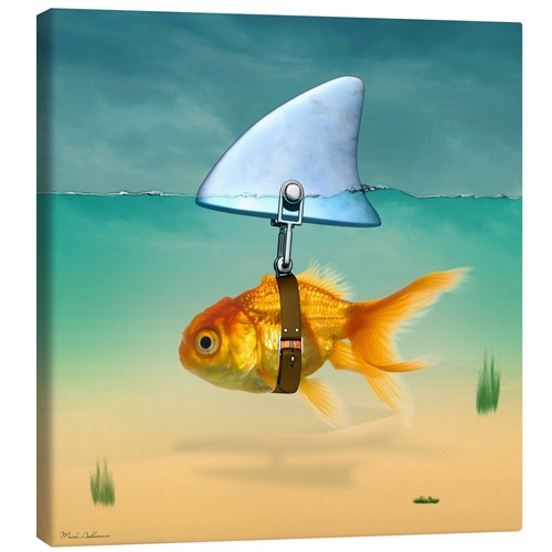Leinwandbild goldfisch mark - goldfisch,