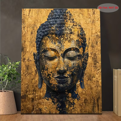 Leinwandbild gerahmt buddha - leinwandbild,