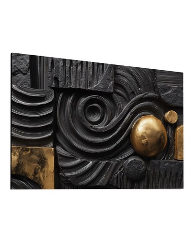 Luxus wandbild schwarz - luxus, &