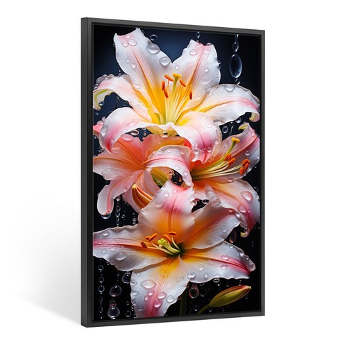 Wandbild luxus blumen - ✅,