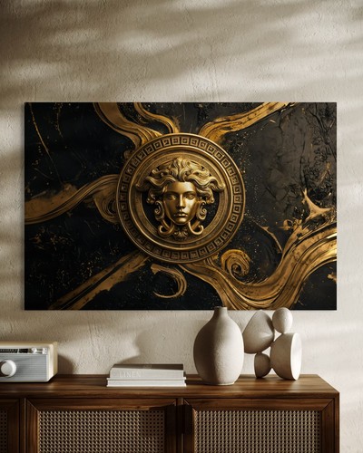 Leinwand bild versace wandbild - leinwand,
