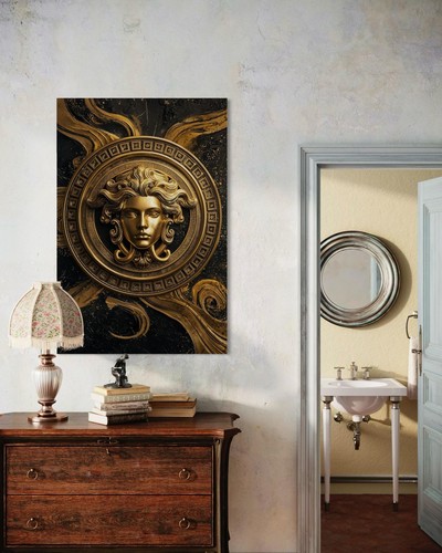 Leinwand bild versace wandbild - leinwand,