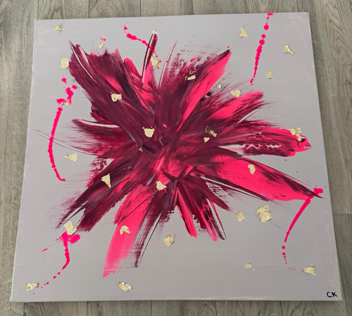Abstraktes acrylgemälde auf - acrylgemälde,