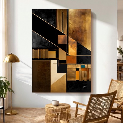 Leinwand bild abstrakt - leinwand,