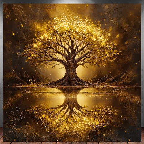 Leinwand bild xxl baum - leinwand, er