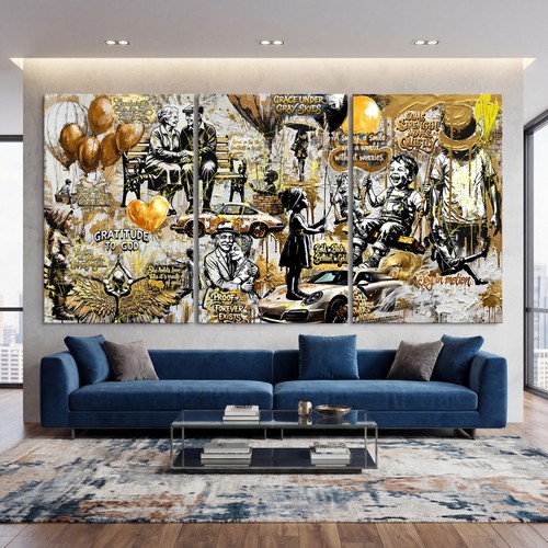 Banksy graffiti wandkunst - banksy,