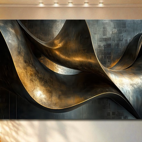 Xxl metall optik wandbild - xxl,