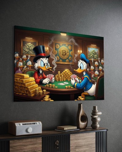 Dagobert duck leinwand bild - duck,