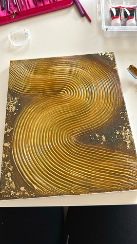 Modernes abstraktes wandbild - abstraktes,