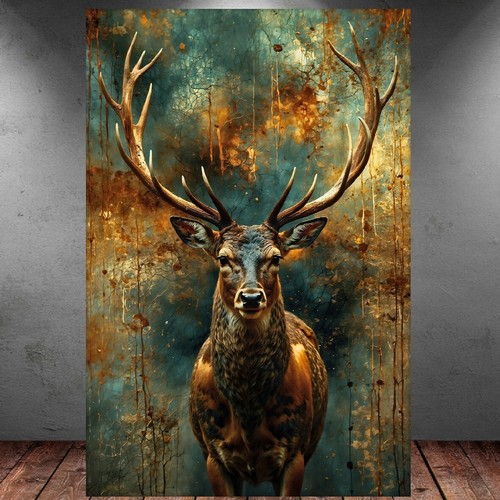 Leinwand bilder xxl hirsch - leinwand,