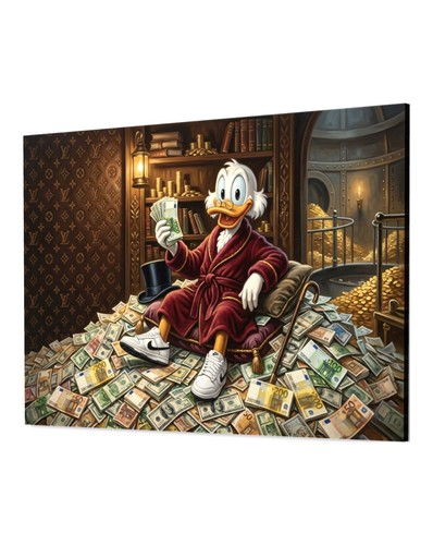 Dagobert duck leinwand bild - duck,