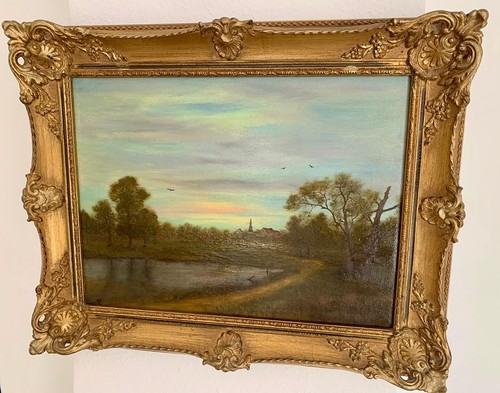 ölgemälde landschaft mit - Ölgemälde,