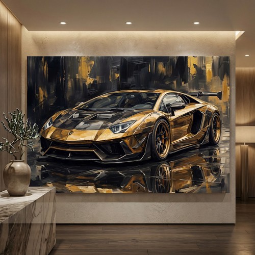 Lamborghini schwarz gold - lamborghini,